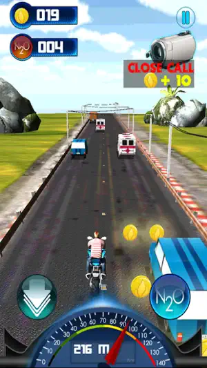 暴力摩托极品城市飞车：3D免费都市赛车游戏